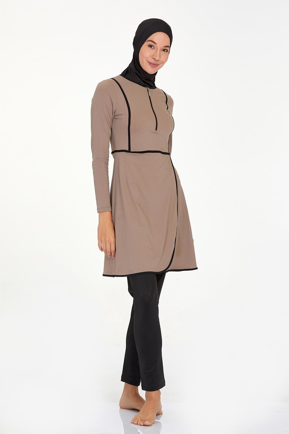 Adasea Burkini  Swimsuit-4546  Voile