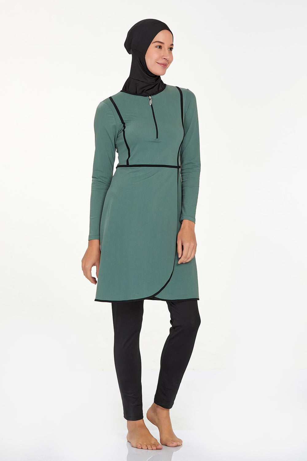 Adasea Burkini  Swimsuit-4546  Voile