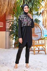 Adasea Burkini  Swimsuit- 1402  Voile