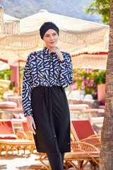 Adasea Burkini  Swimsuit- 1403  Voile