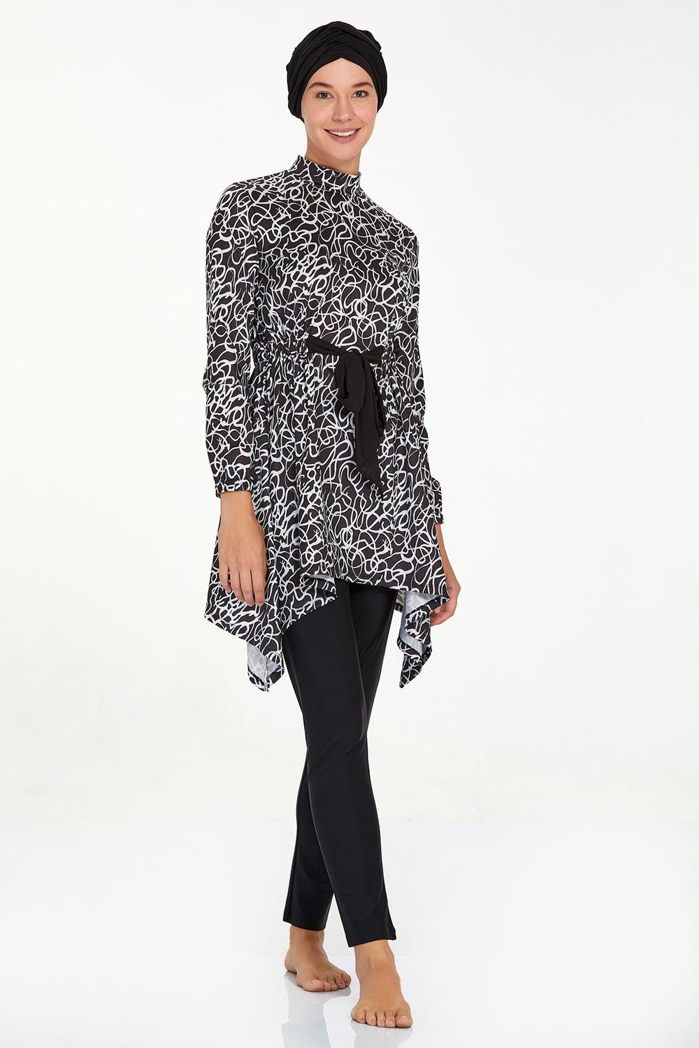 Adasea Burkini  Swimsuit- 4510  Voile