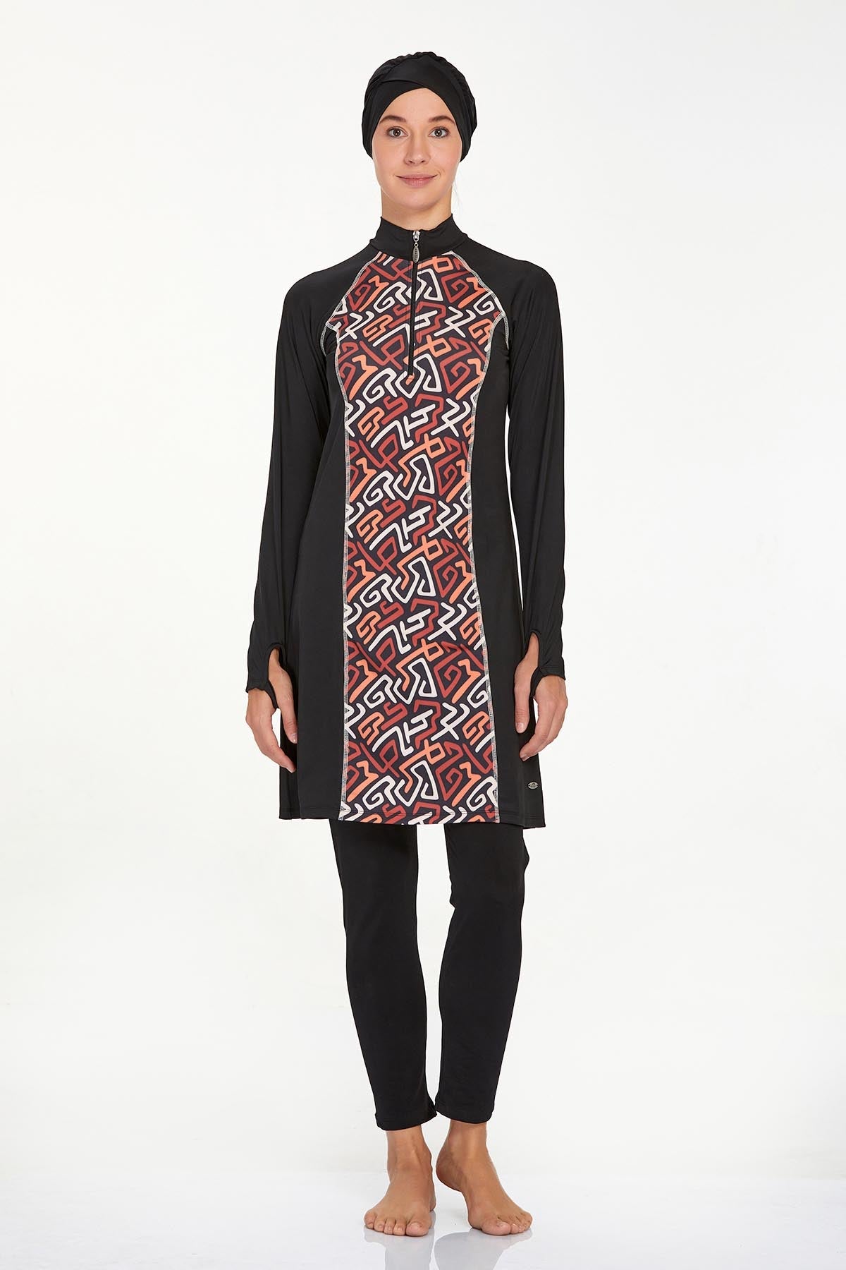 Adasea Burkini  Swimsuit- 4523  Voile