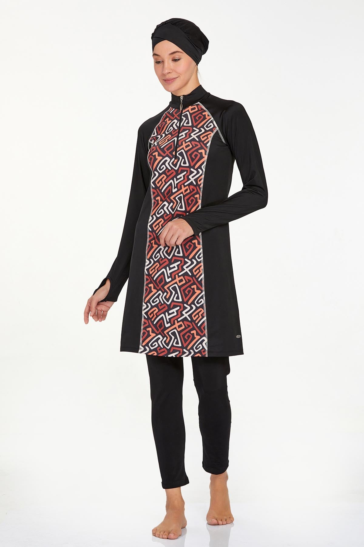 Adasea Burkini  Swimsuit- 4523  Voile