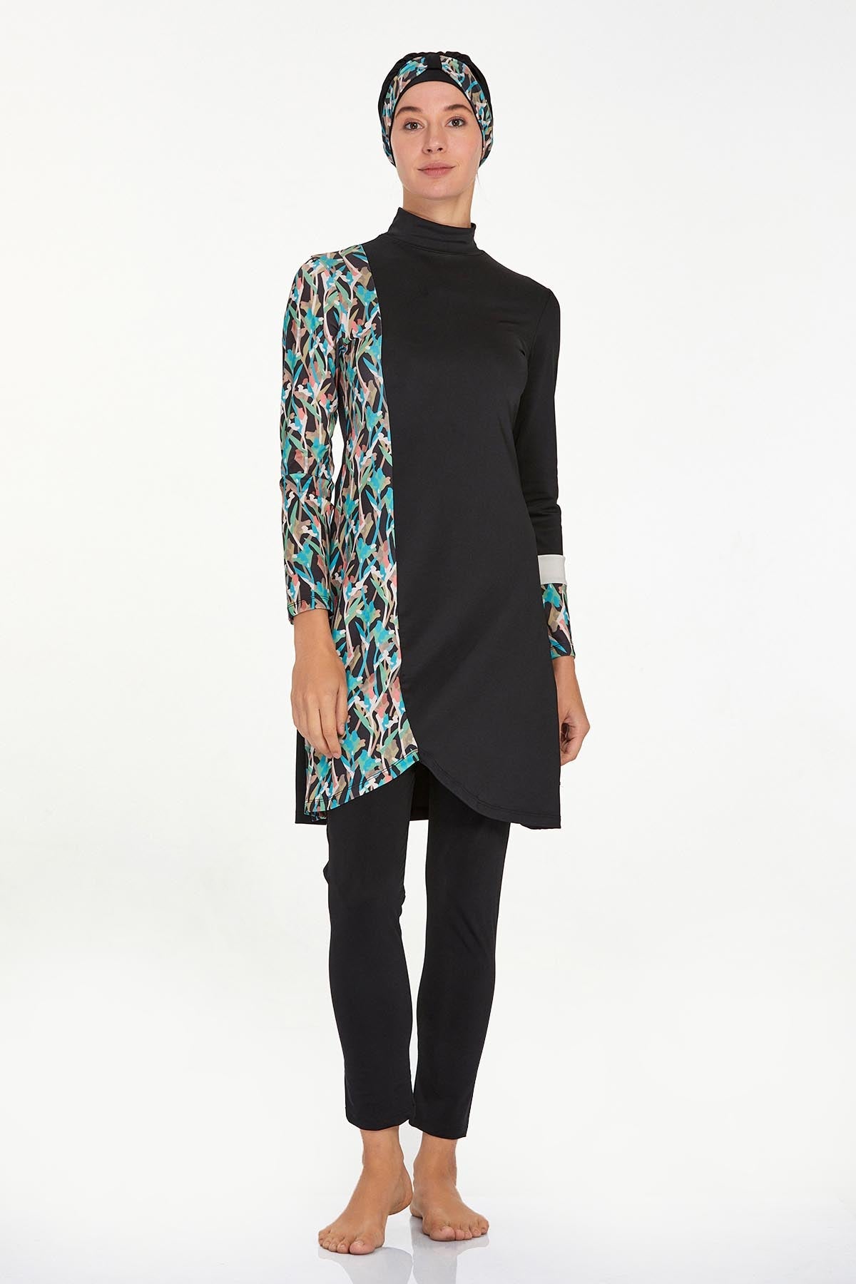 Adasea Burkini  Swimsuit- 4525  Voile