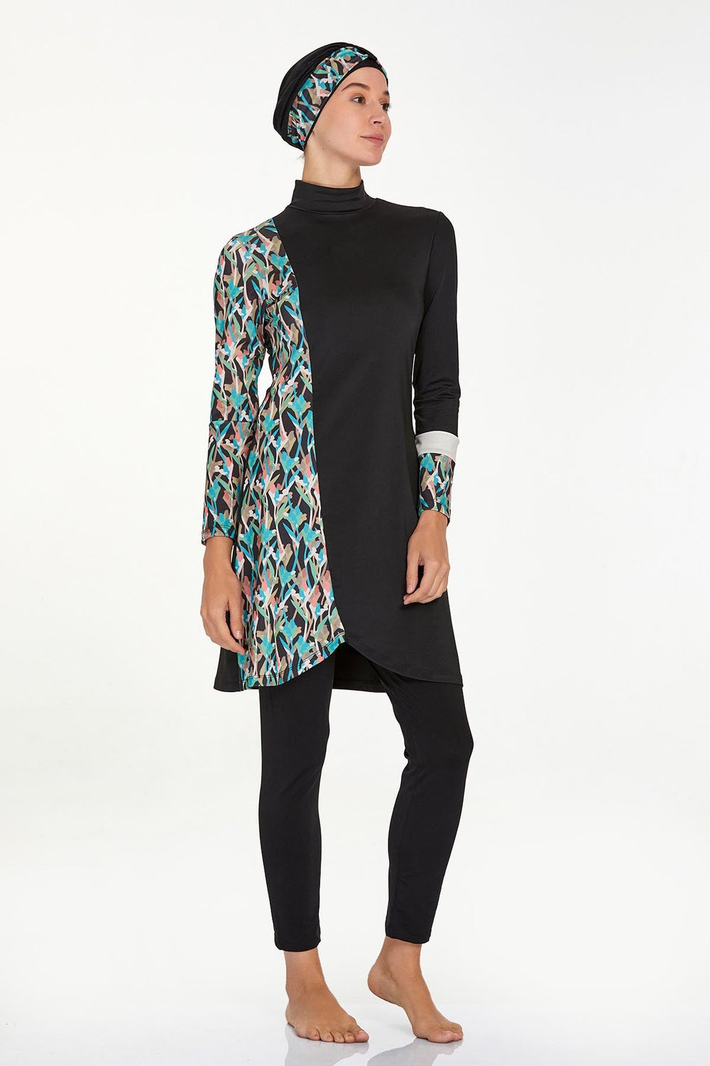 Adasea Burkini  Swimsuit- 4525  Voile