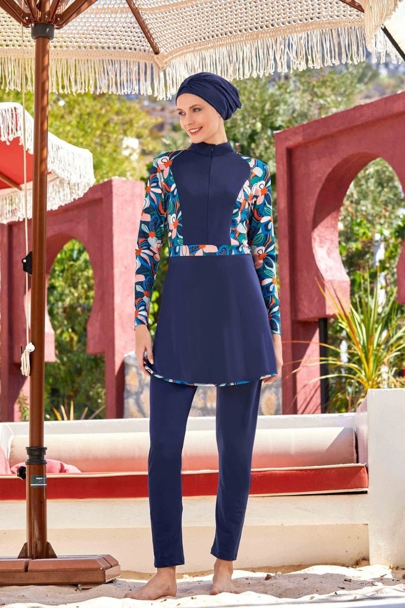 Adasea Burkini  Swimsuit- 4529  Voile