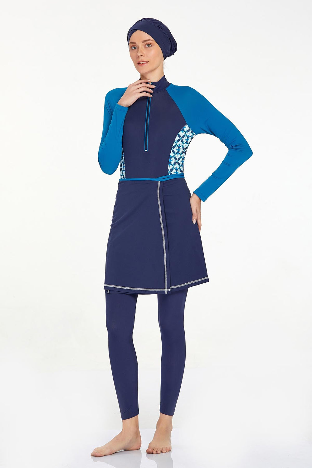 Adasea Burkini  Swimsuit- 4534  Voile