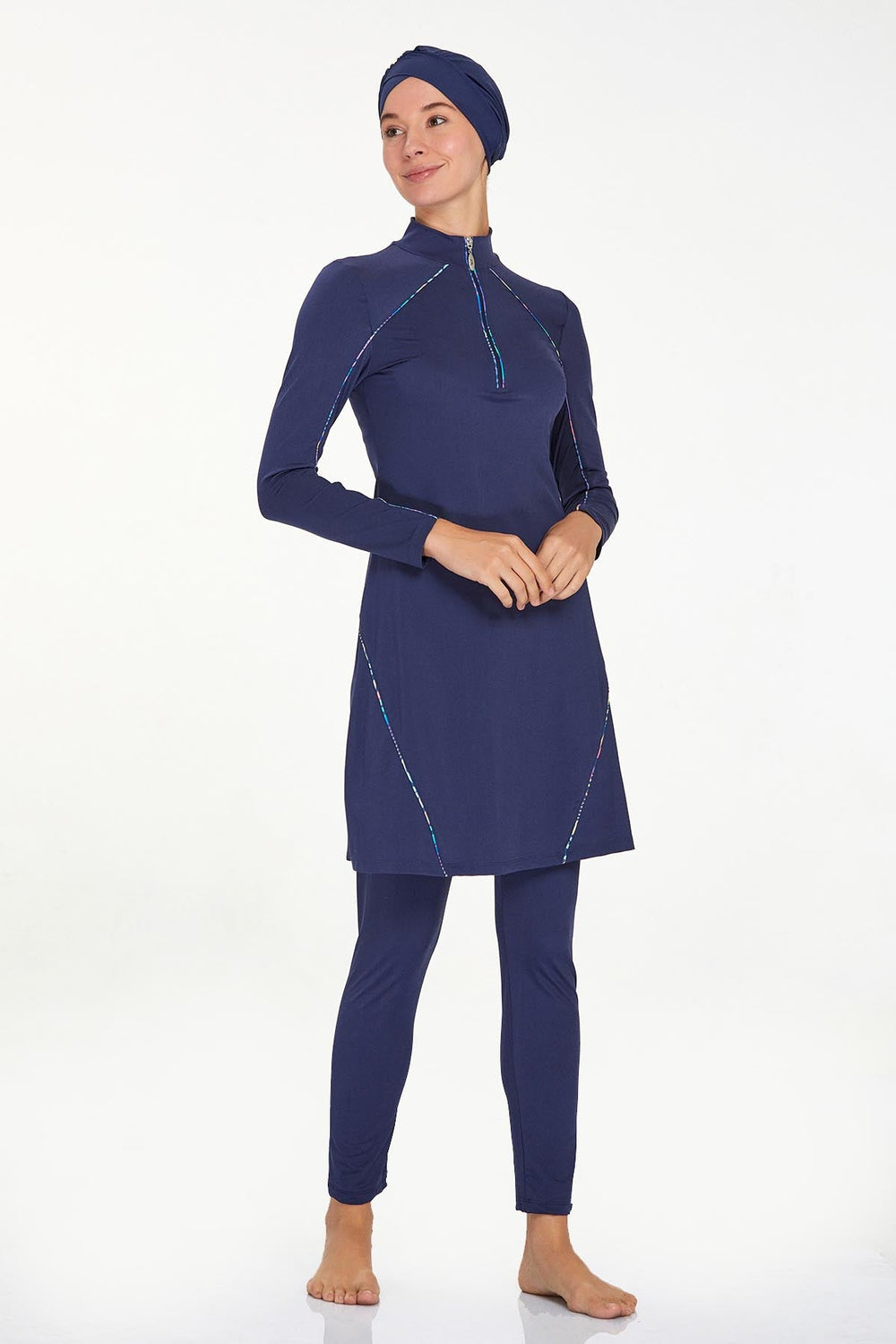 Adasea Burkini  Swimsuit- 4544  Voile