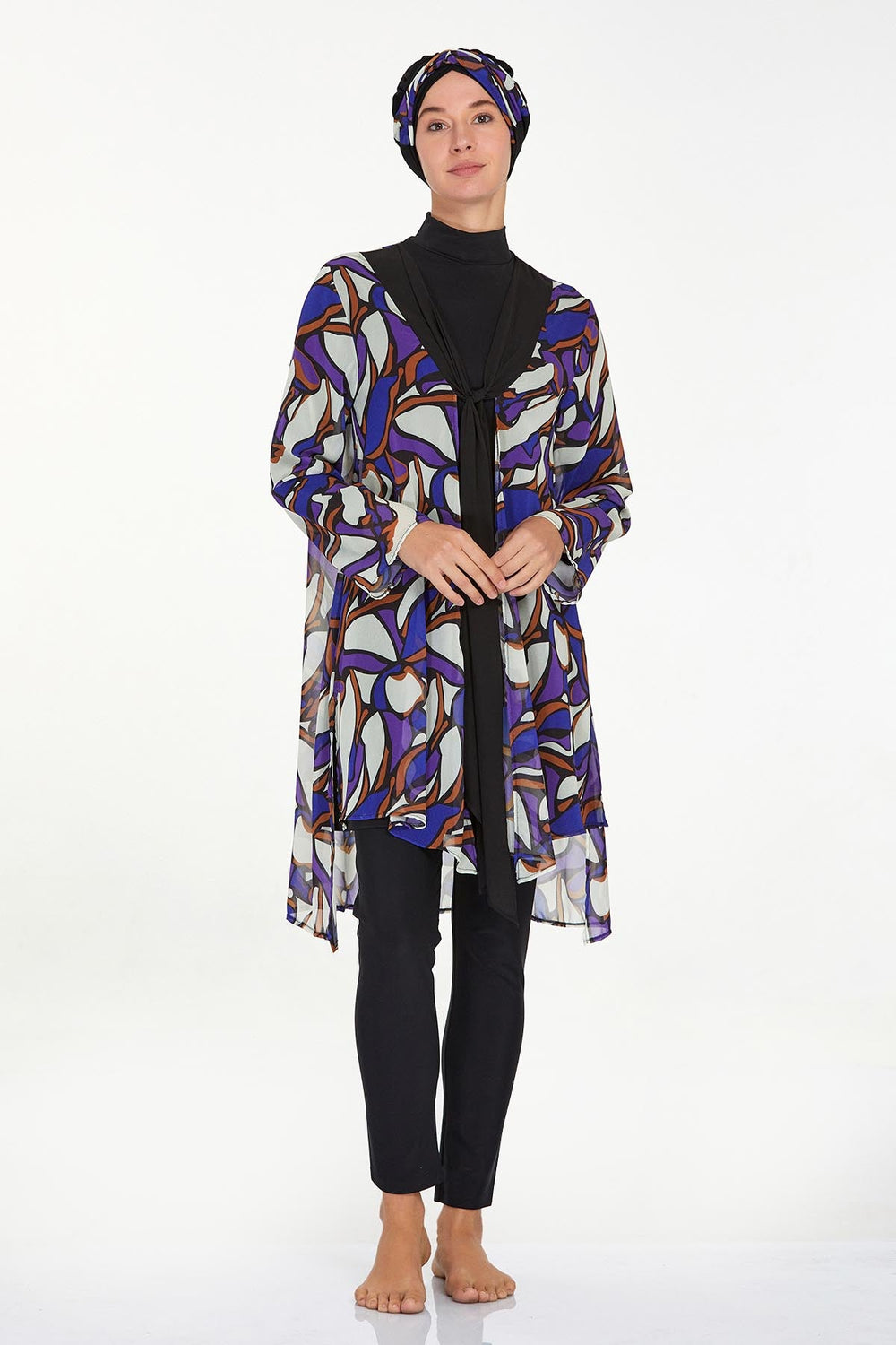Adasea Burkini  Swimsuit- 4561  Voile