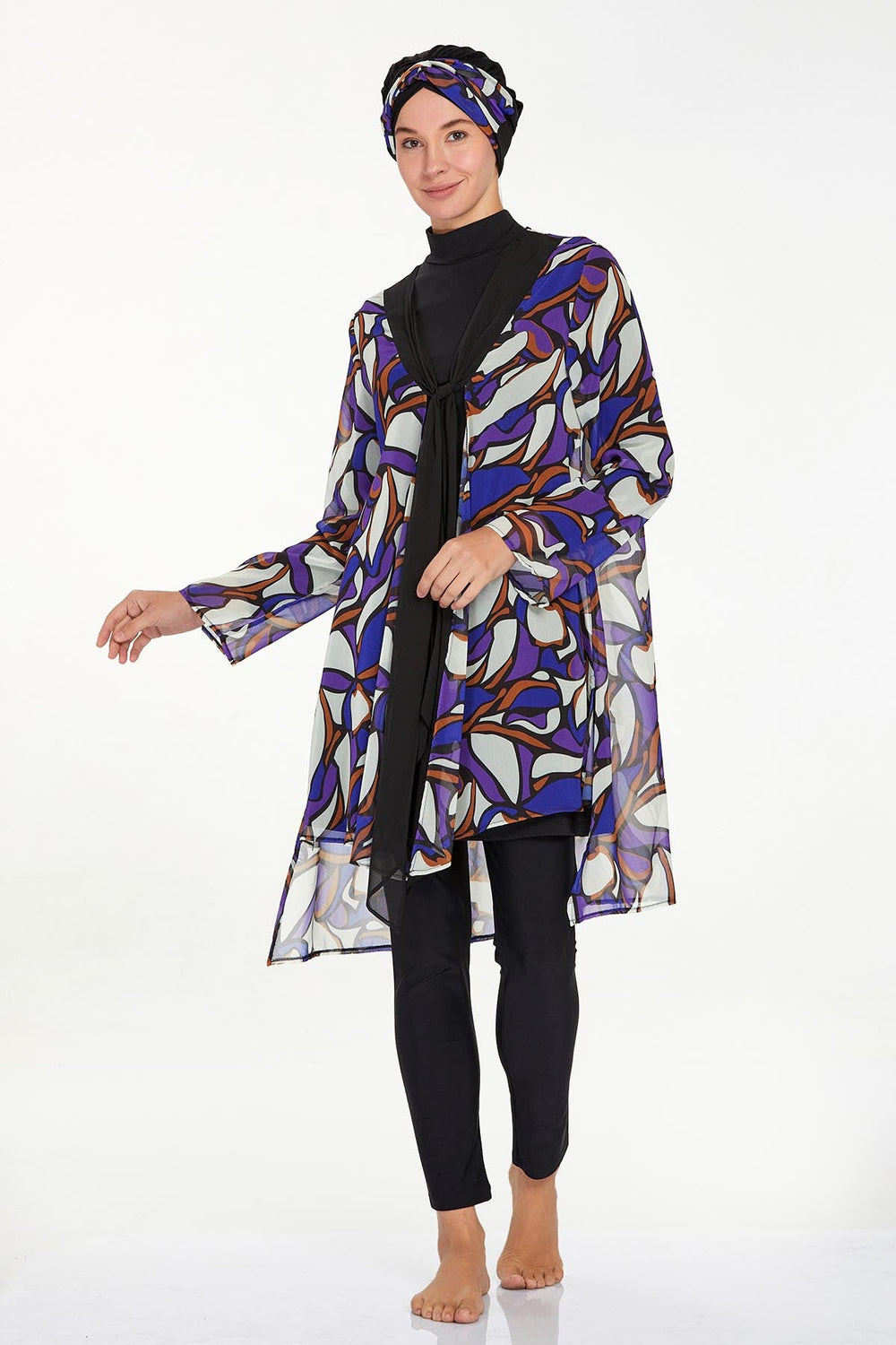 Adasea Burkini  Swimsuit- 4561  Voile