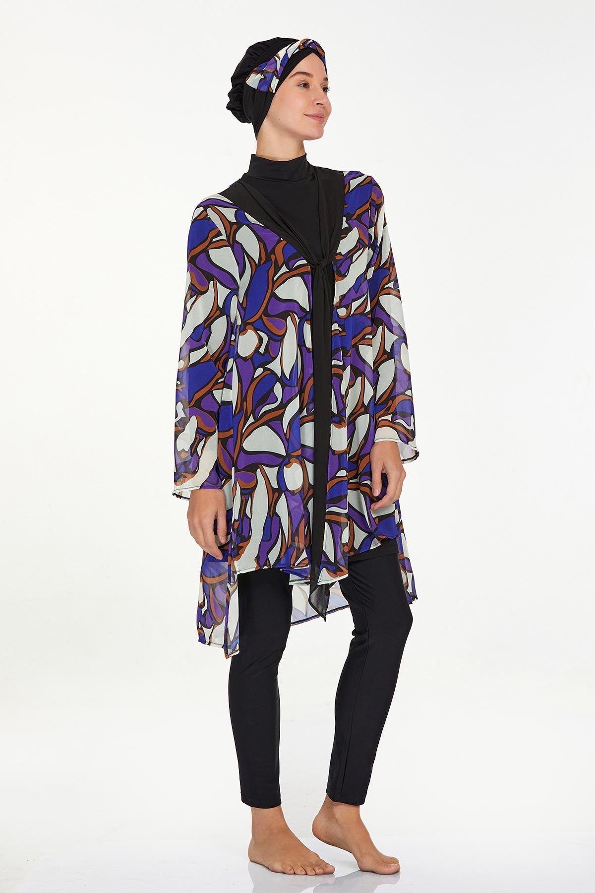 Adasea Burkini  Swimsuit- 4561  Voile