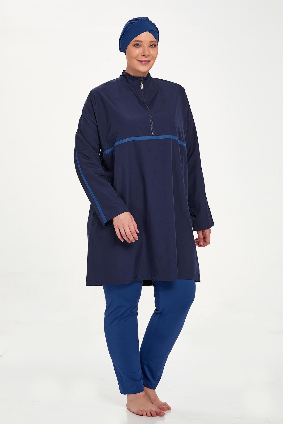 Adasea Burkini  Swimsuit- 1427-B  Voile