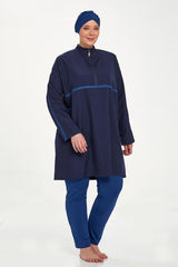 Adasea Burkini  Swimsuit- 1427-B  Voile