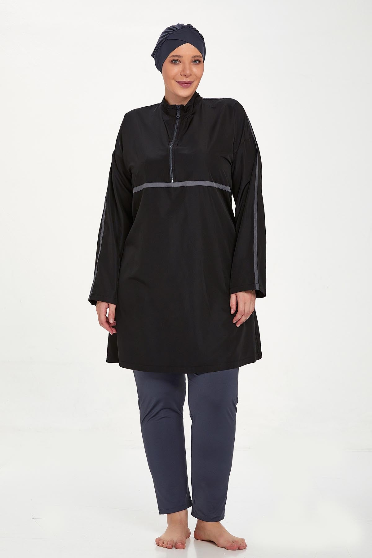 Adasea Burkini  Swimsuit- 1427-B  Voile