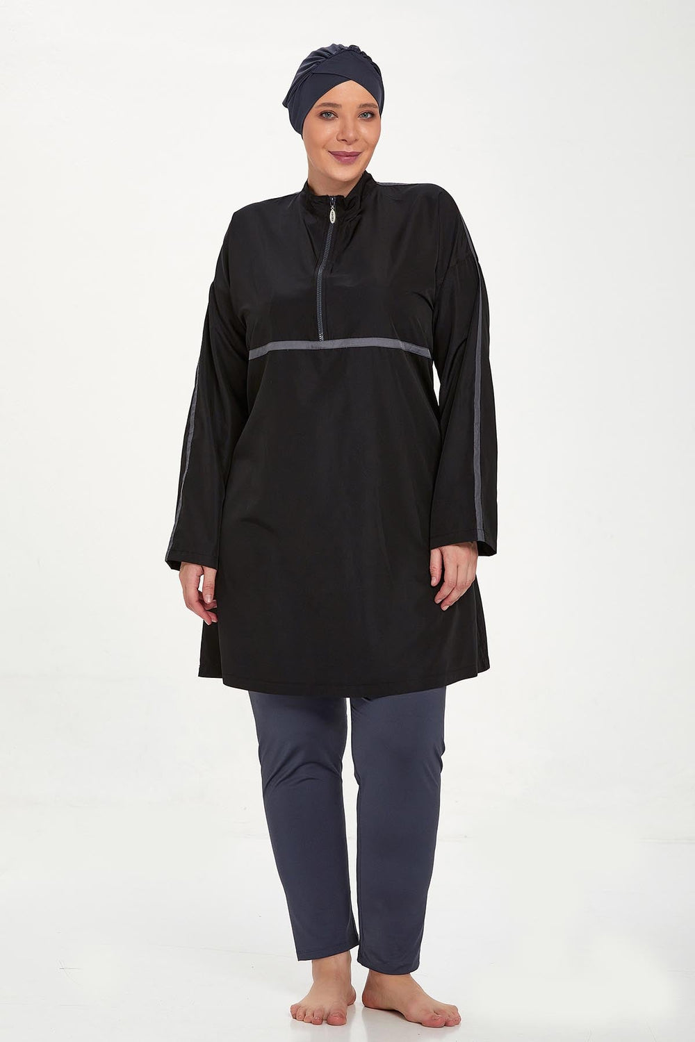 Adasea Burkini  Swimsuit- 1427-B  Voile