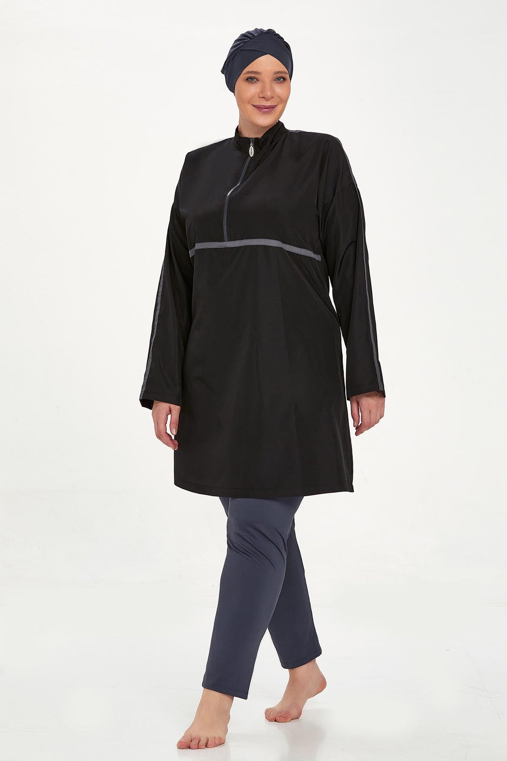 Adasea Burkini  Swimsuit- 1427-B  Voile