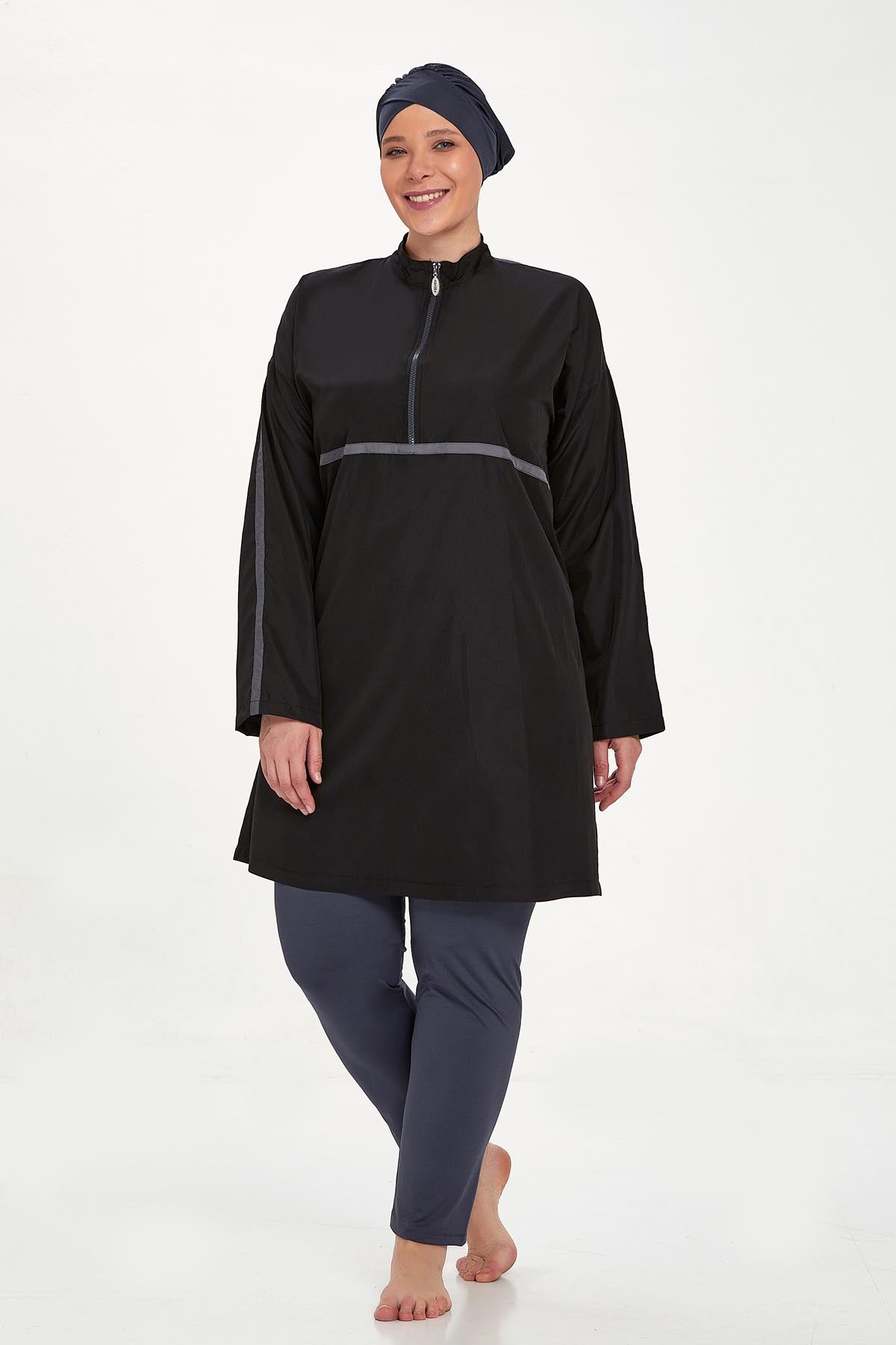 Adasea Burkini  Swimsuit- 1427-B  Voile