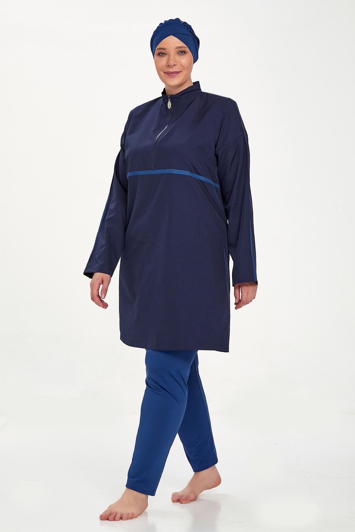 Adasea Burkini  Swimsuit- 1427-B  Voile