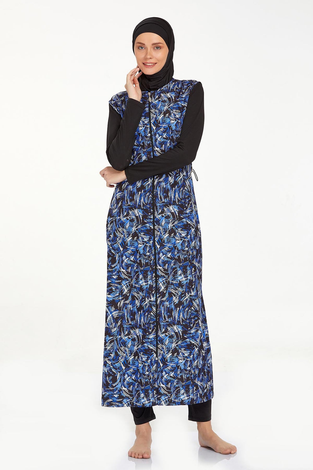 Adasea Burkini  Swimsuit- 2313-B  Voile