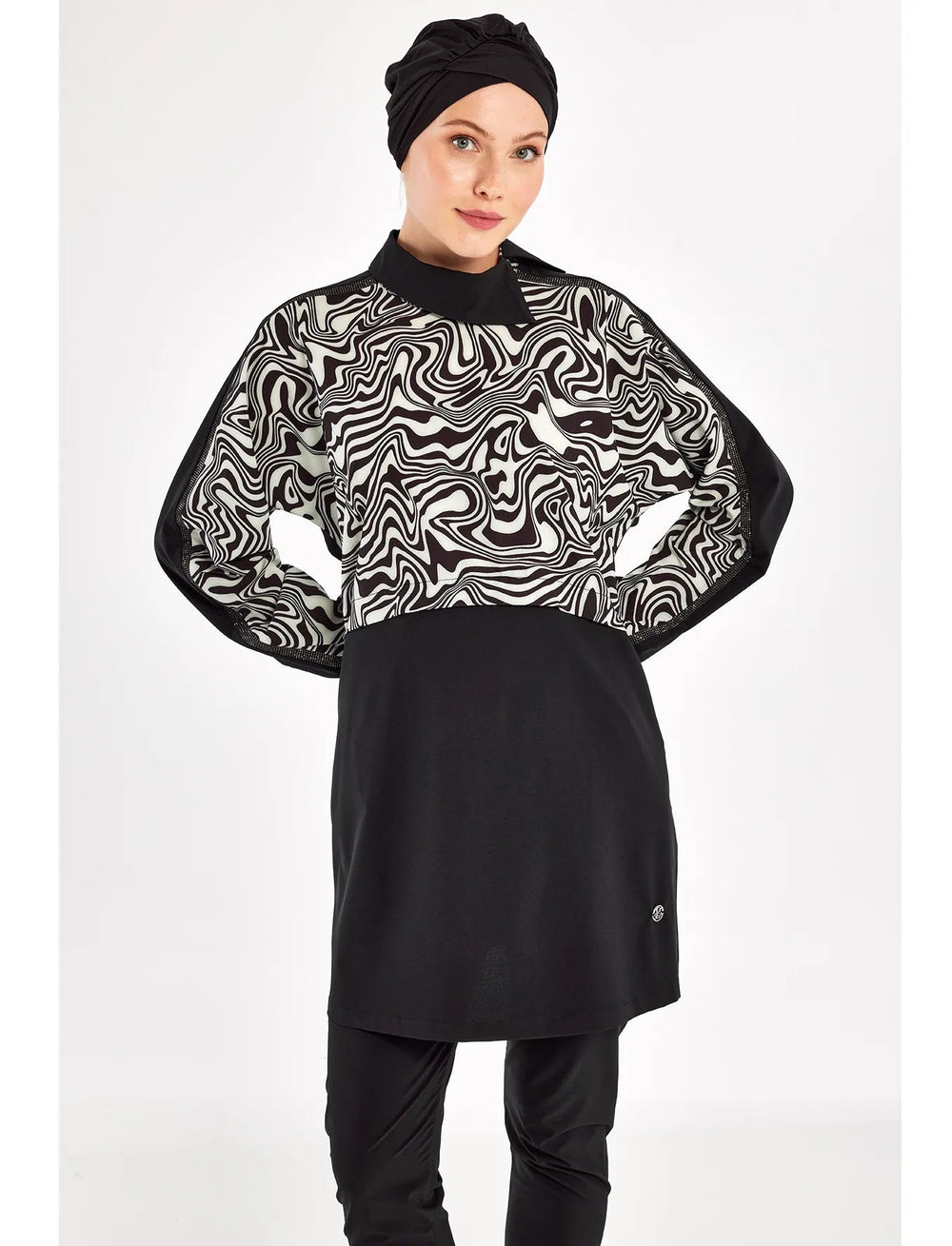 Adasea Burkini  Swimsuit  Voile