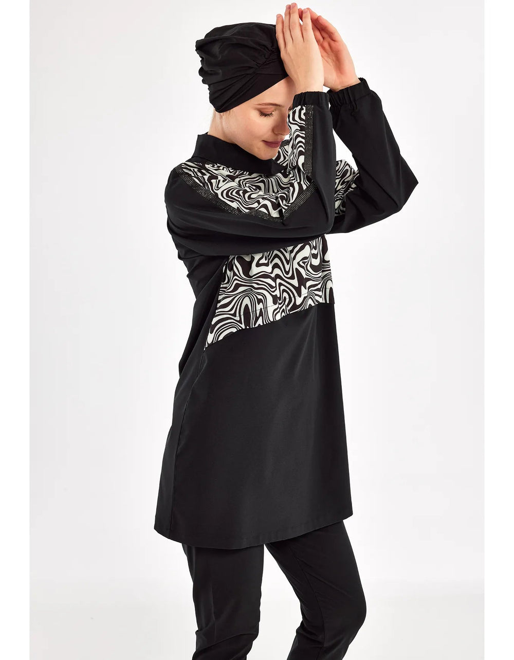 Adasea Burkini  Swimsuit  Voile