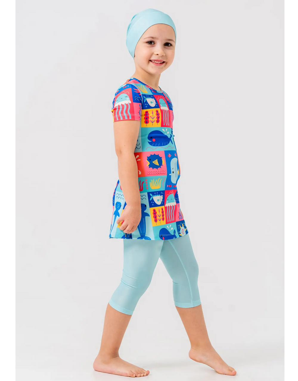 Adasea Kids Swimsuit-1913  Voile