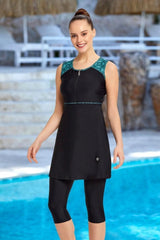 Maresiva Burkini Lycra Swimsuit 0582  Voile