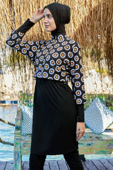 Maresiva Burkini Swimsuit 0556  Voile