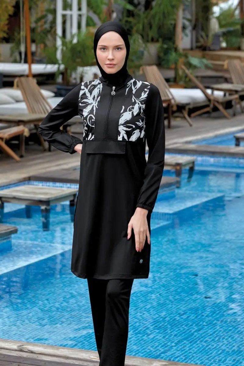 Maresiva Burkini Swimsuit 8025  Voile