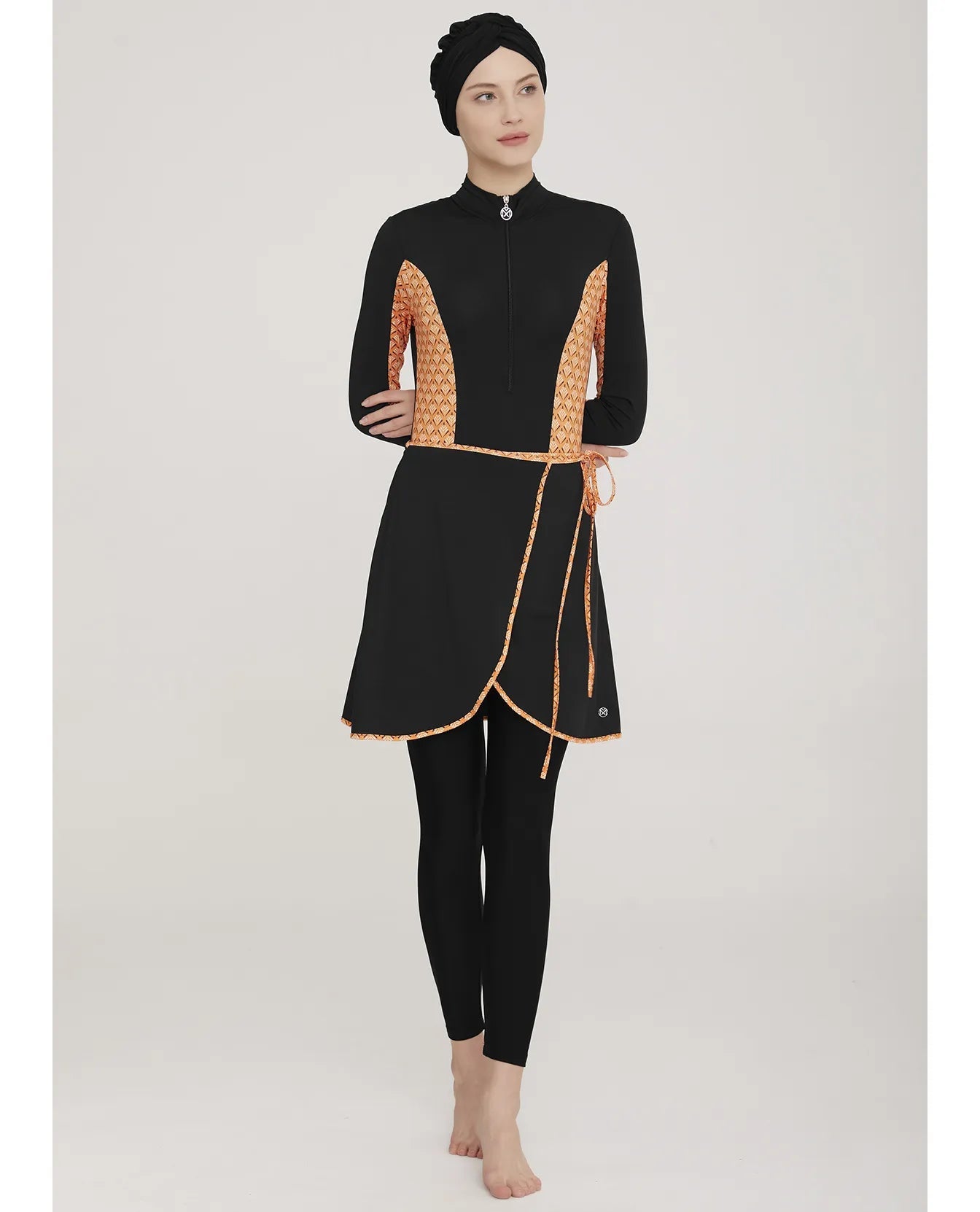 Maresiva Burkini Swimsuit-8029  Voile