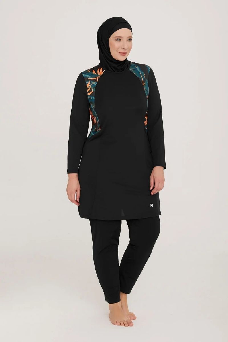 Maresiva Burkini Swimsuit-8102-B  Voile