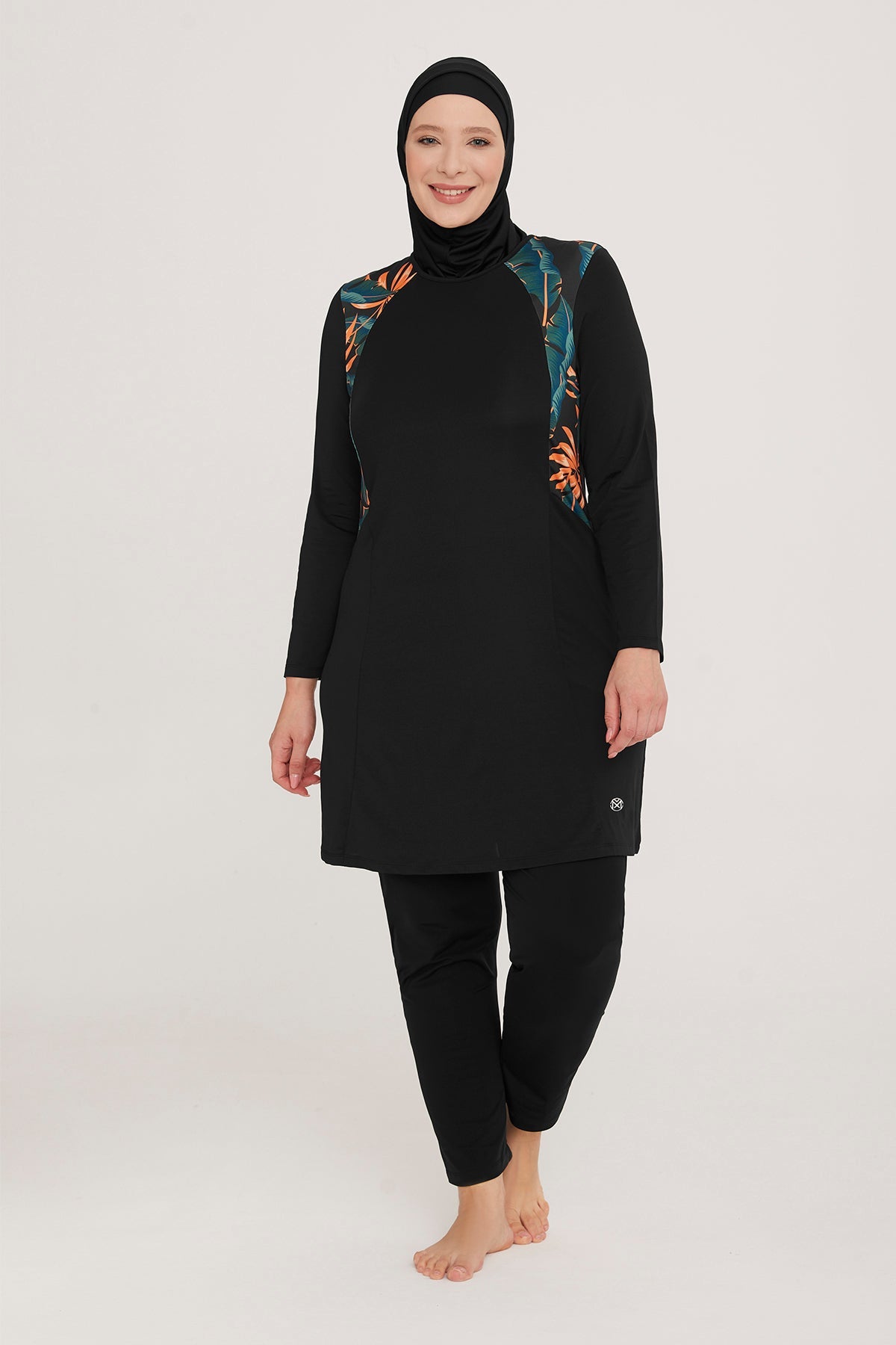 Maresiva Burkini Swimsuit-8102-B  Voile
