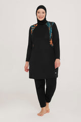Maresiva Burkini Swimsuit-8102-B  Voile