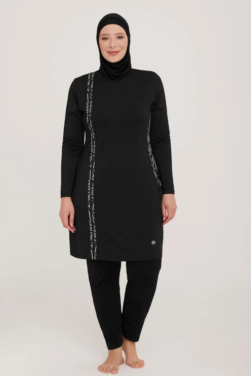 Maresiva Burkini Swimsuit-8108-B  Voile