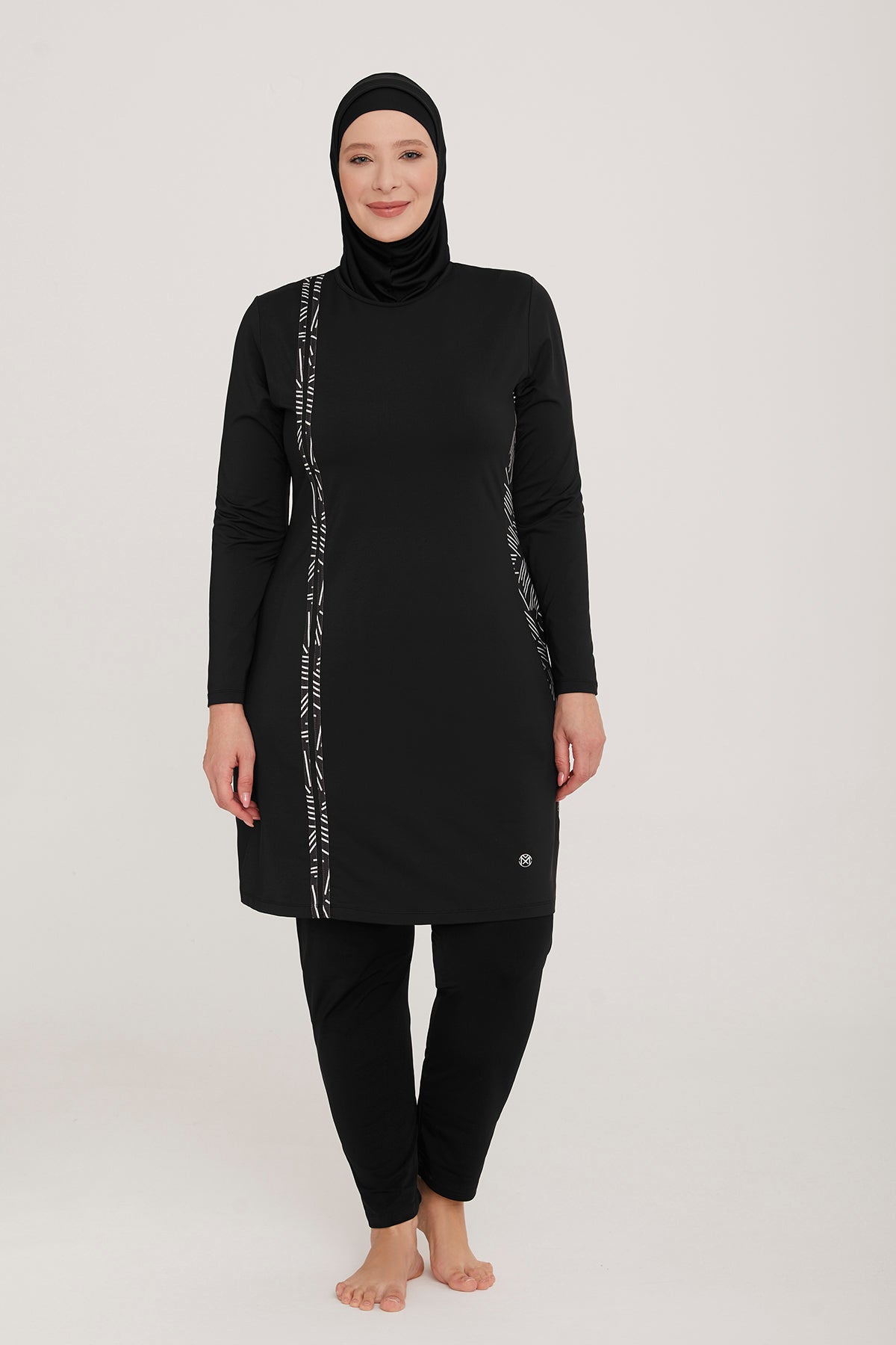 Maresiva Burkini Swimsuit-8108-B  Voile