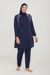 Maresiva Burkini Swimsuit-8101-B  Voile