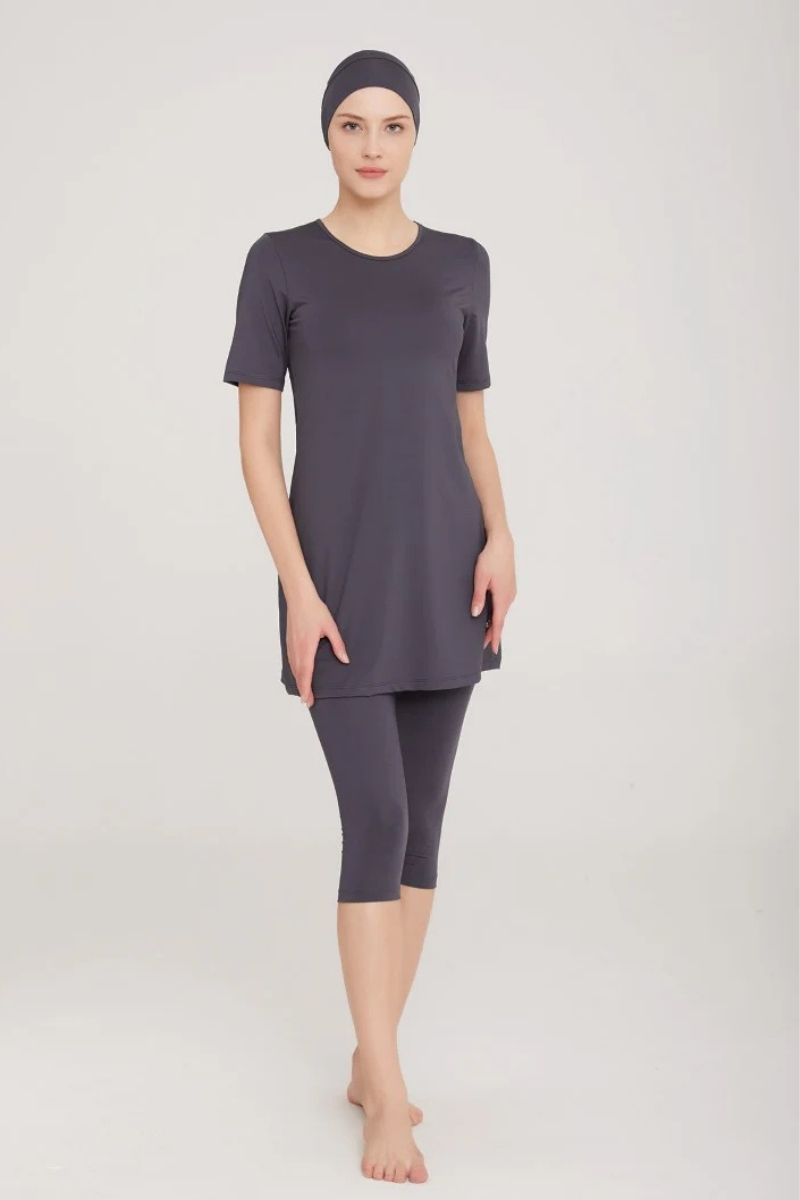 Maresiva Burkini Swimsui-0572-B  Voile