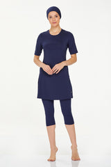 Maresiva Burkini Swimsui-0572-B  Voile