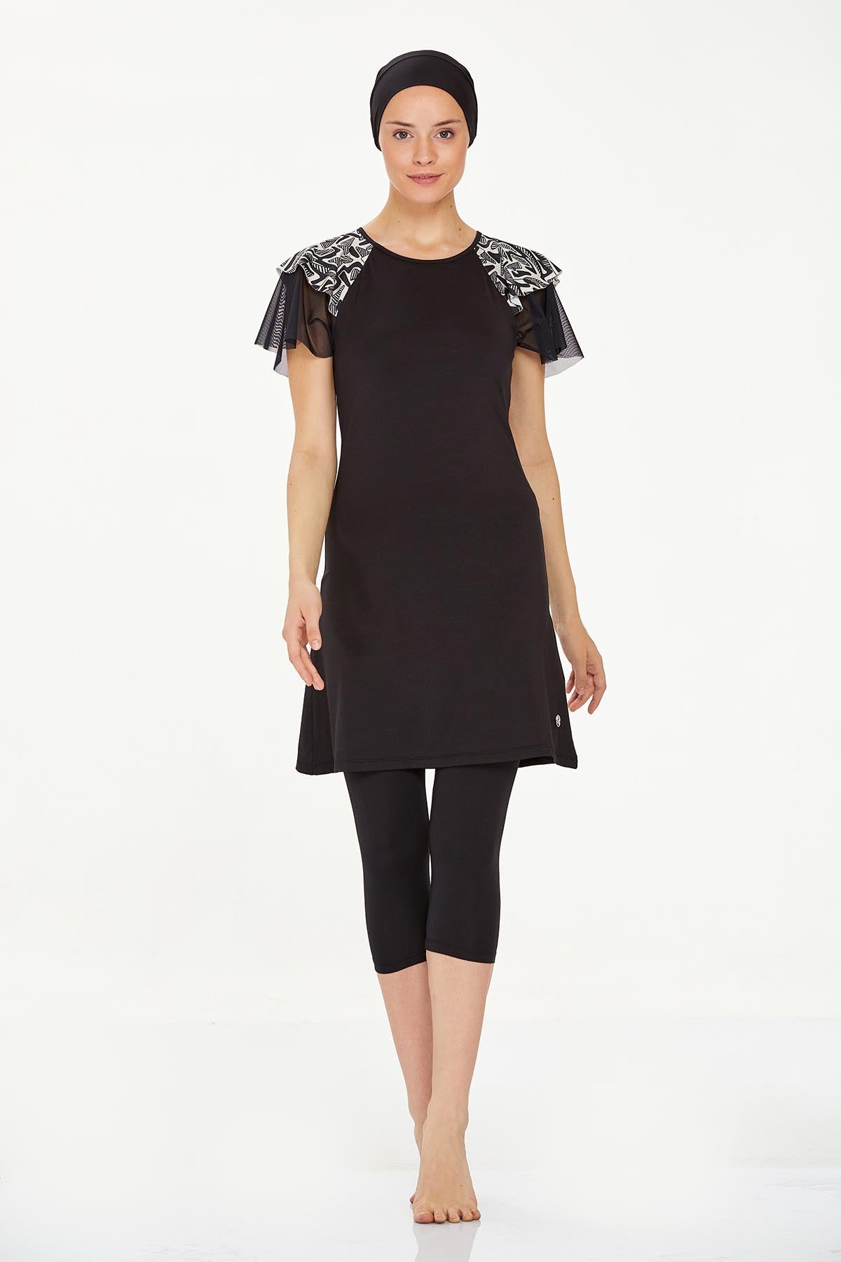 Maresiva Burkini Swimsuit-8302  Voile