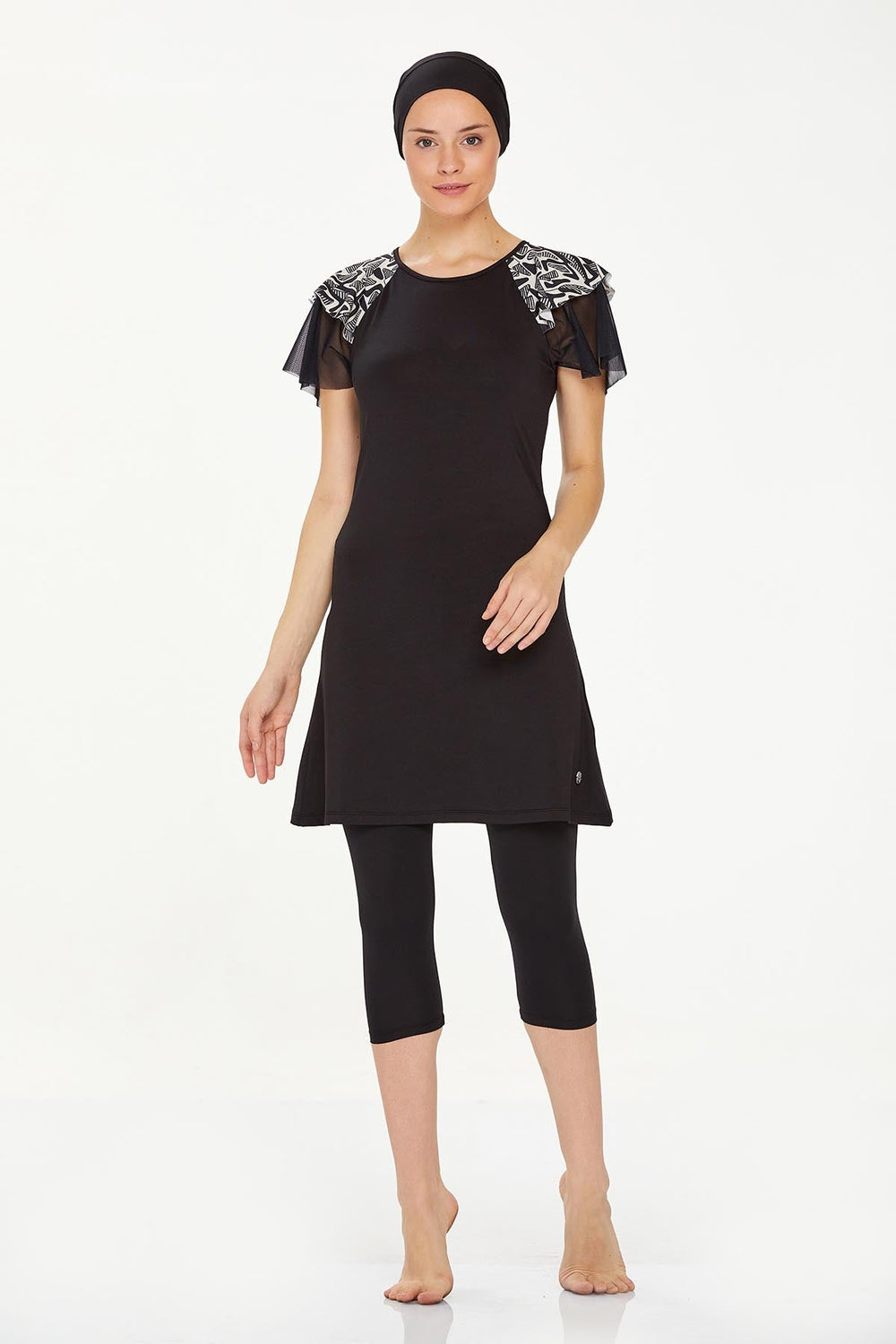 Maresiva Burkini Swimsuit-8302  Voile