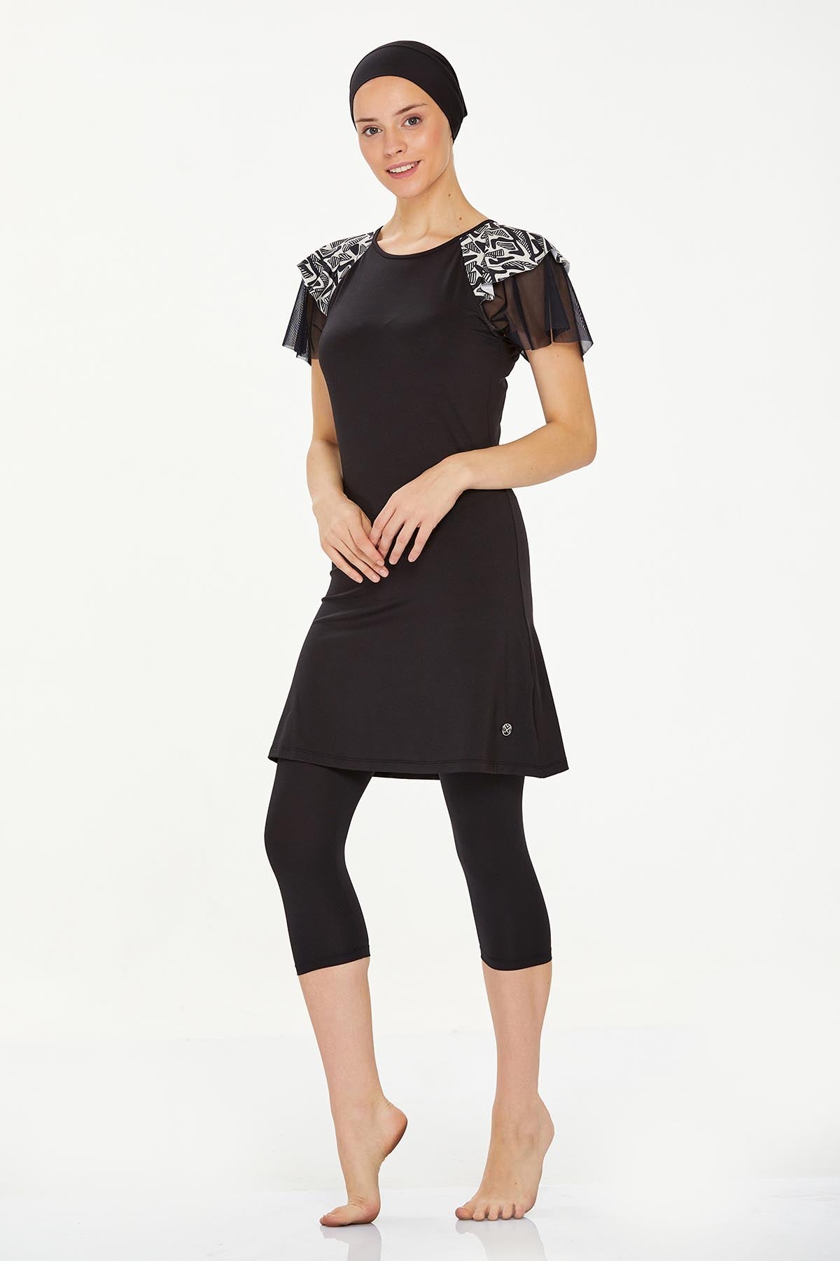 Maresiva Burkini Swimsuit-8302  Voile