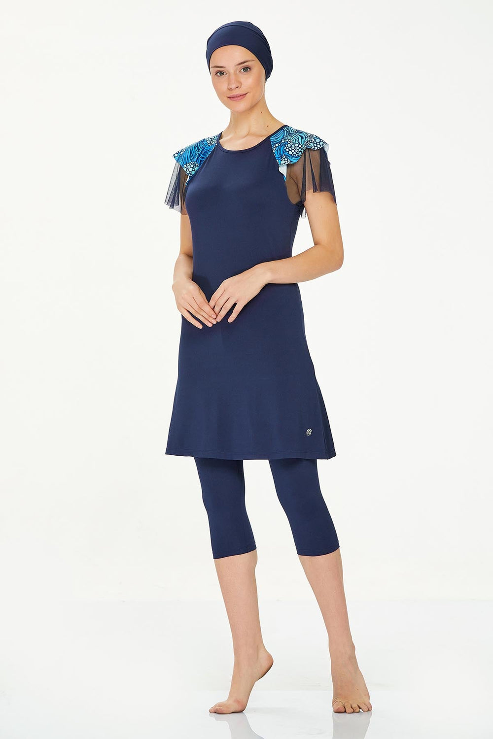 Maresiva Burkini Swimsuit-8301  Voile
