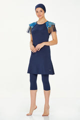 Maresiva Burkini Swimsuit-8301  Voile