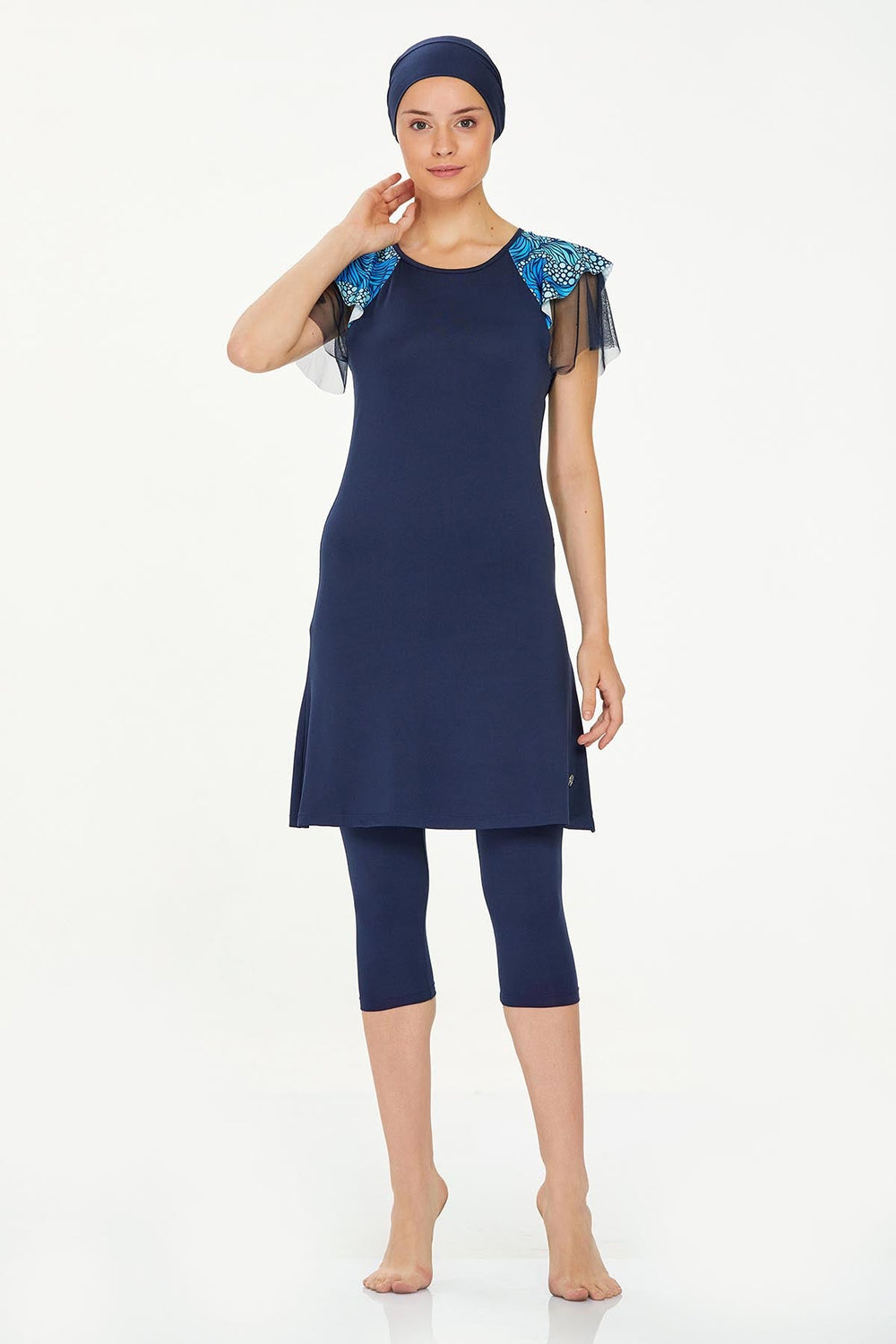 Maresiva Burkini Swimsuit-8301  Voile