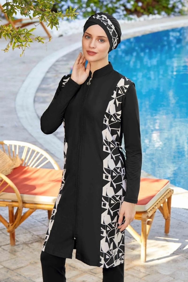 Maresiva Burkini Swimsuit-8240  Voile