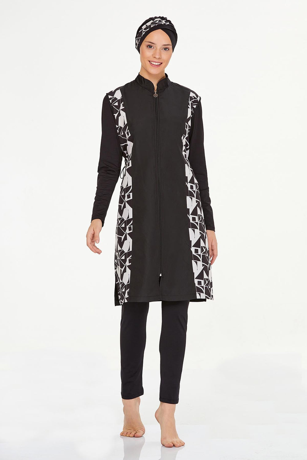 Maresiva Burkini Swimsuit-8240-B  Voile