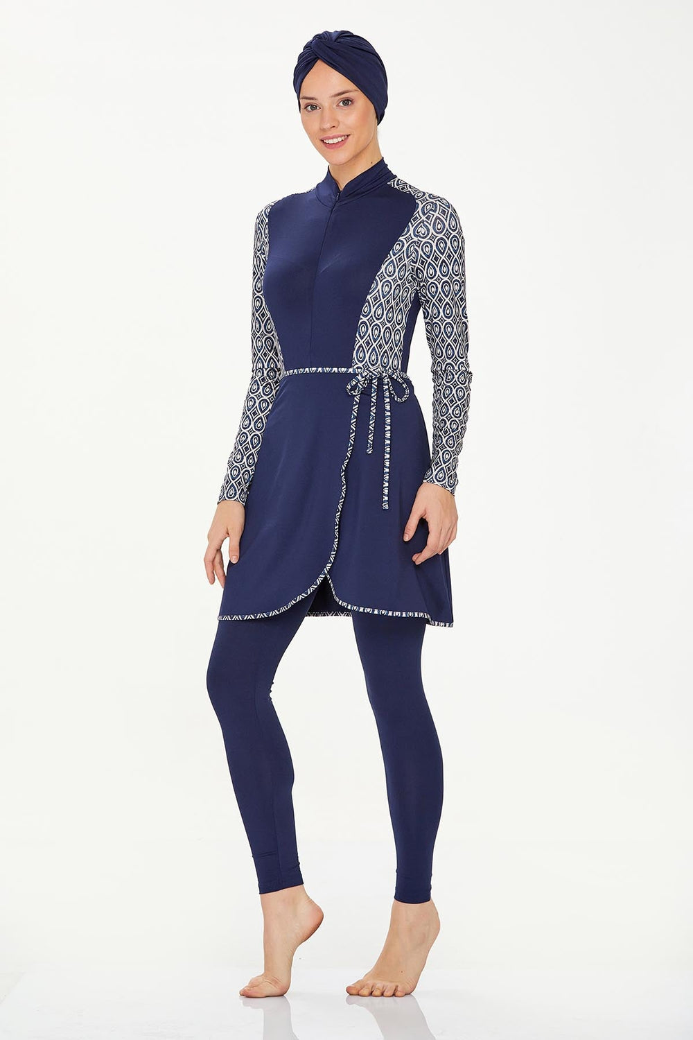 Maresiva Burkini Swimsuit-8229  Voile