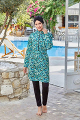 Maresiva Burkini Swimsuit-8268  Voile