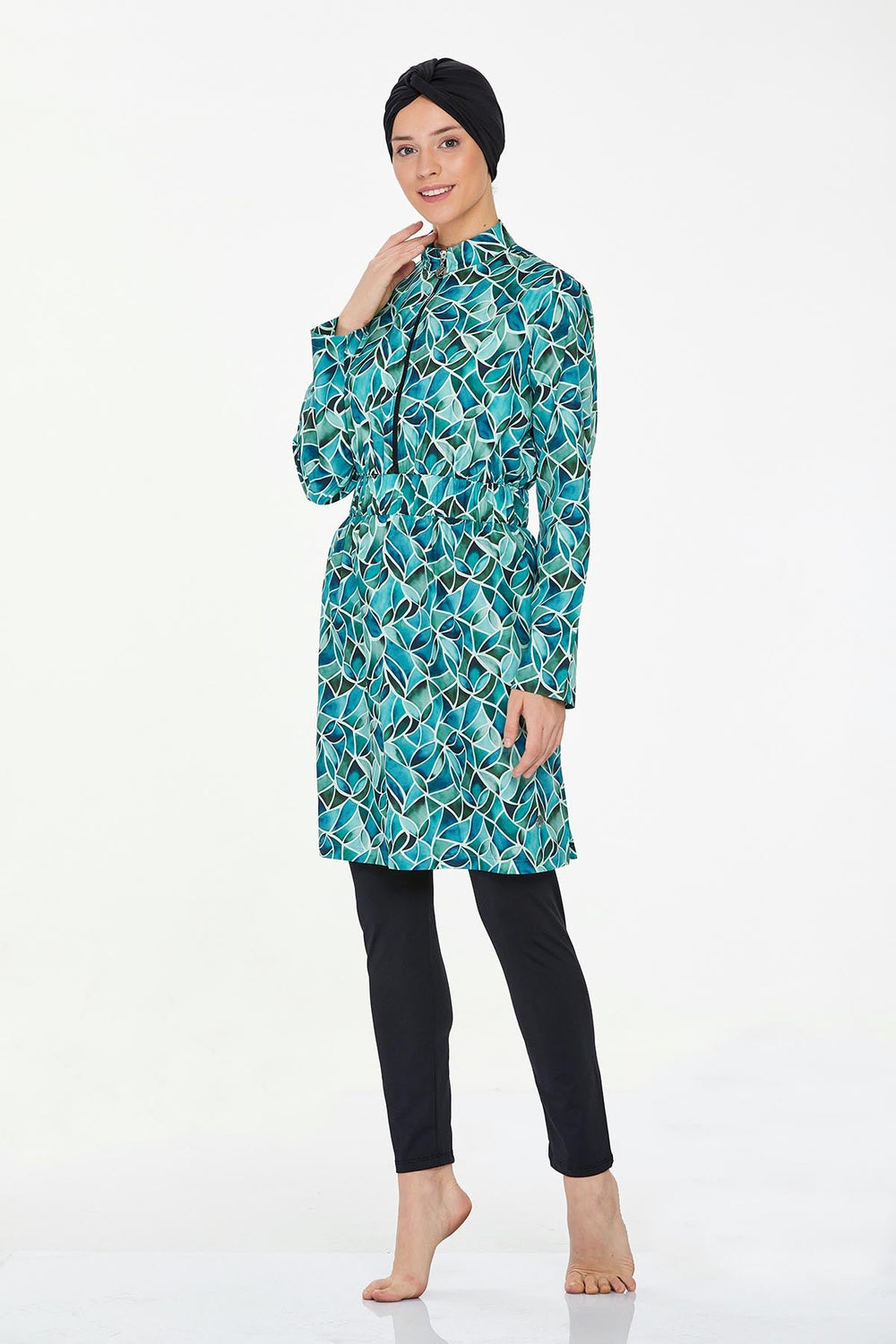 Maresiva Burkini Swimsuit-8268  Voile