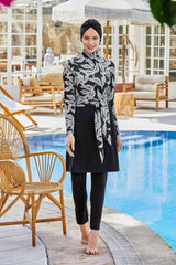 Maresiva Burkini Swimsuit-8216  Voile